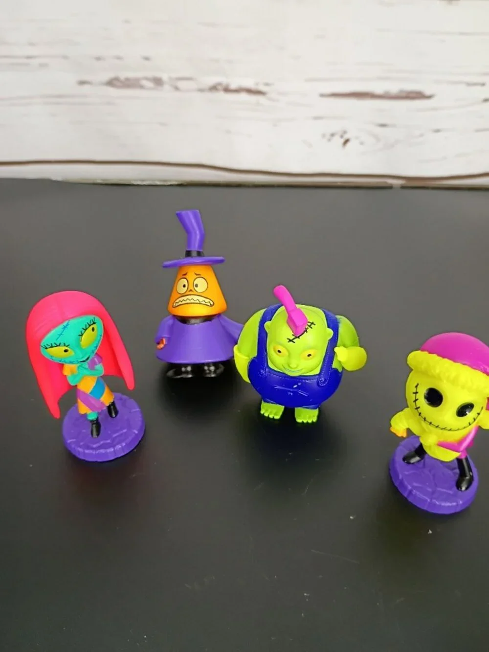 Nightmare Before Christmas Figurines Set Of 4 Halloween Characters Collectible T